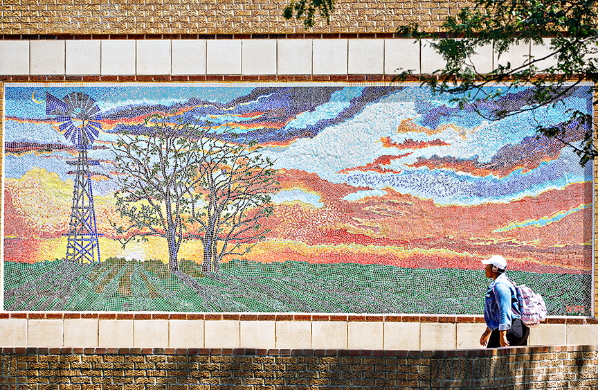 New Morning Mosaic on SPC Campus